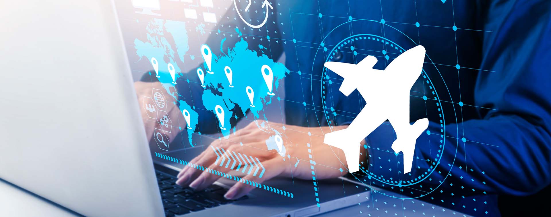 Search for air travel information, air ticket booking for travel