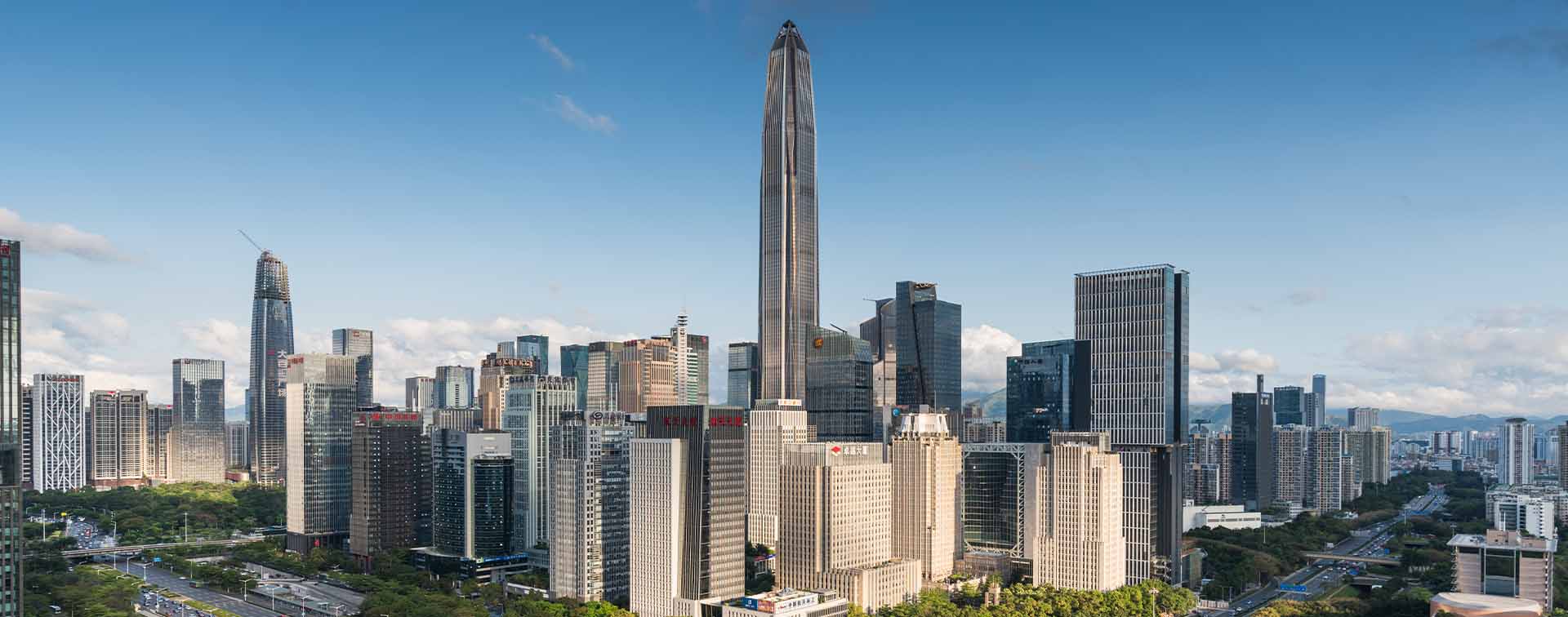 Skyscrapers in Shenzhen, China