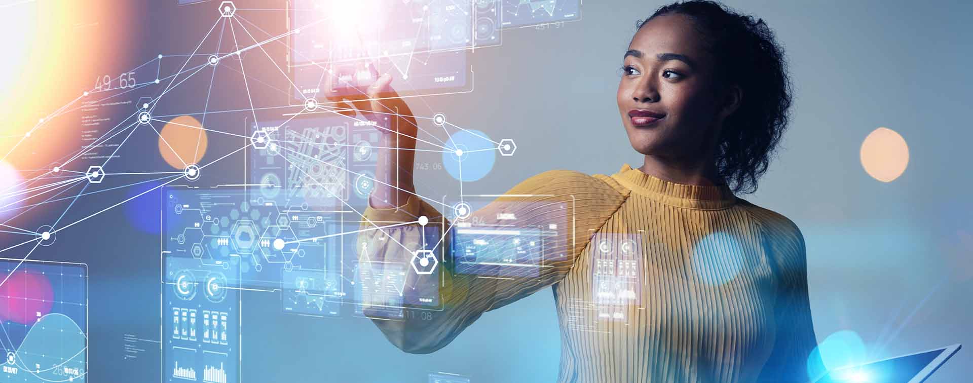 Digital transformation concept. System engineering. Binary code. Programming.