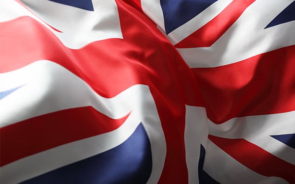 The flag of the United Kingdom