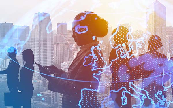 Global business concept. Network of business. Diversity.